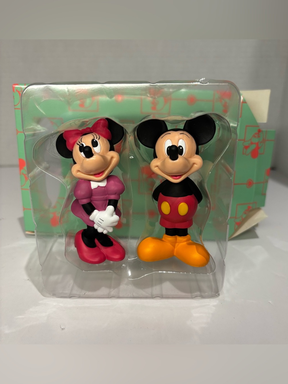 MICKEY & MINNIE MOUSE Collectible Gift Set Vintage Y2K Figures New Hong Kong